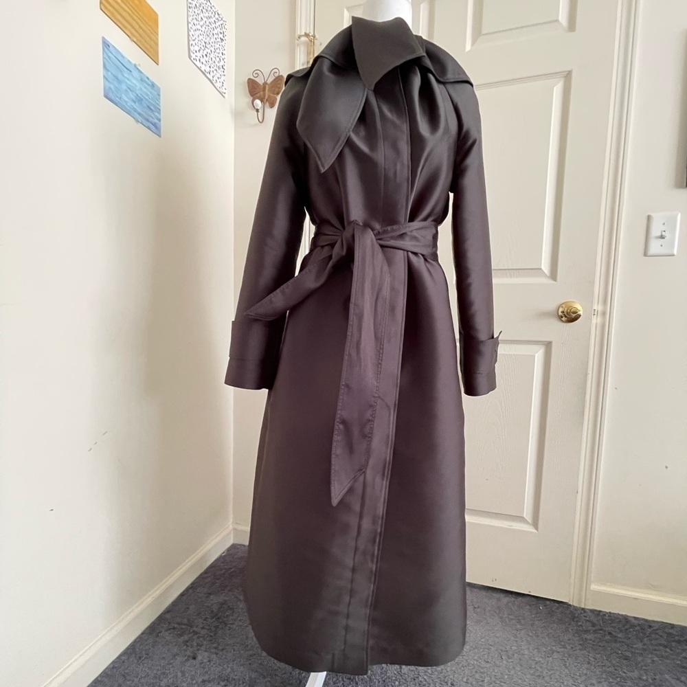 Brand New Lanvin Navy Blue Trench Coat